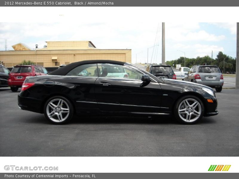 Black / Almond/Mocha 2012 Mercedes-Benz E 550 Cabriolet