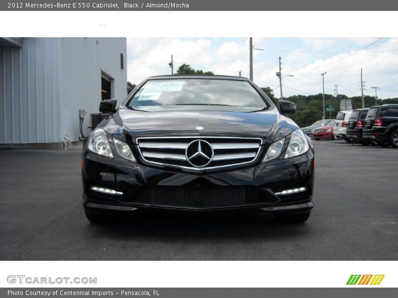 Black / Almond/Mocha 2012 Mercedes-Benz E 550 Cabriolet