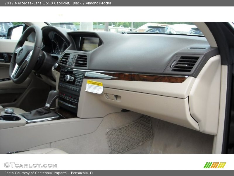 Black / Almond/Mocha 2012 Mercedes-Benz E 550 Cabriolet