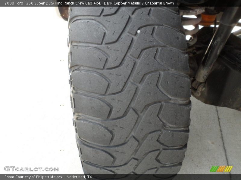 Dark Copper Metallic / Chaparral Brown 2008 Ford F350 Super Duty King Ranch Crew Cab 4x4