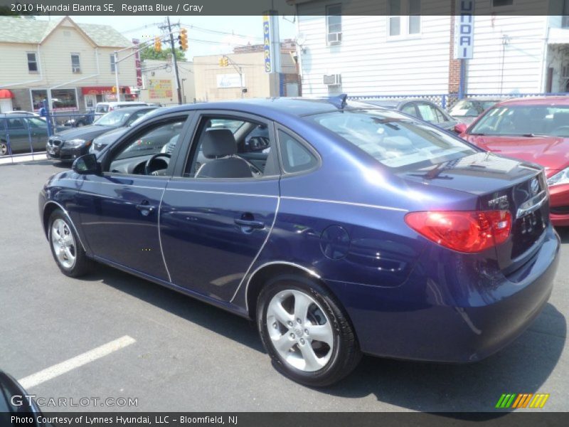 Regatta Blue / Gray 2010 Hyundai Elantra SE