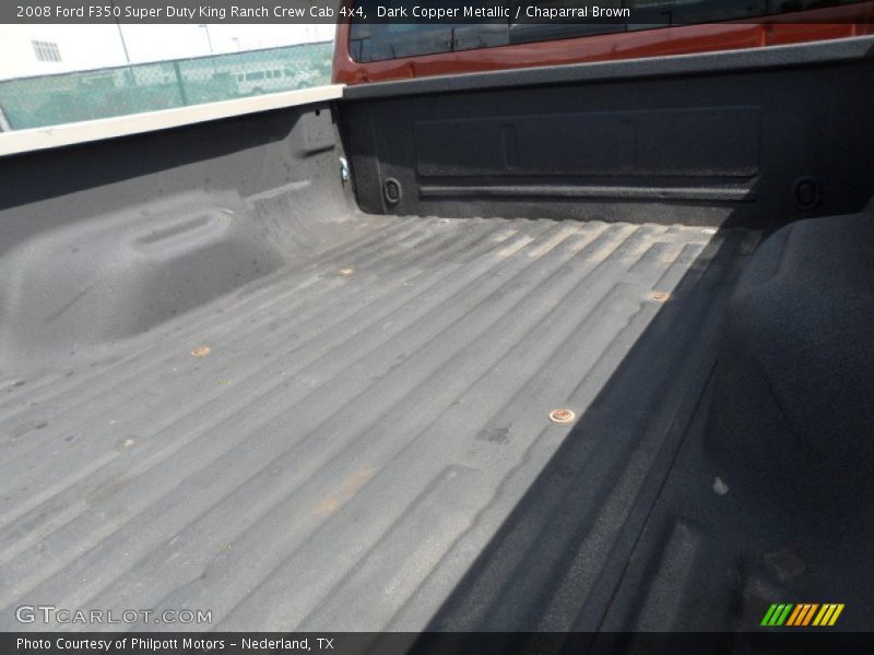 Dark Copper Metallic / Chaparral Brown 2008 Ford F350 Super Duty King Ranch Crew Cab 4x4
