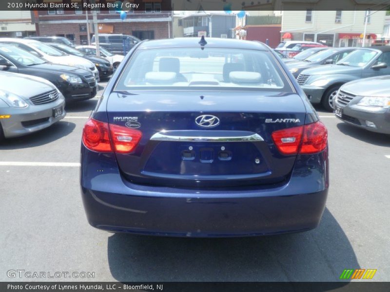 Regatta Blue / Gray 2010 Hyundai Elantra SE
