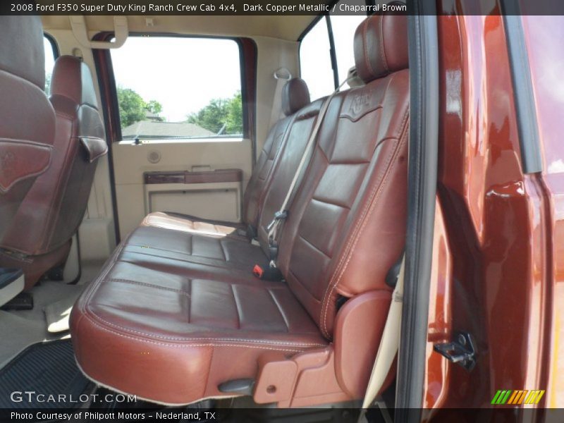Rear Seat of 2008 F350 Super Duty King Ranch Crew Cab 4x4