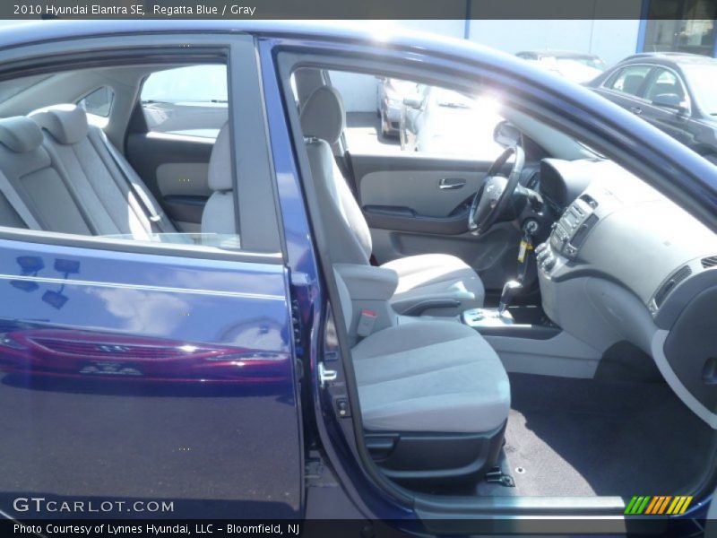 Regatta Blue / Gray 2010 Hyundai Elantra SE