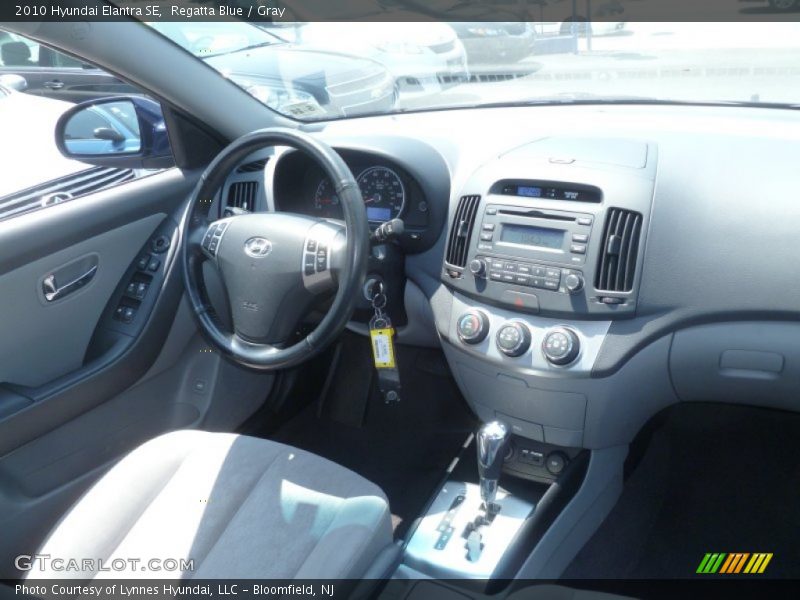 Regatta Blue / Gray 2010 Hyundai Elantra SE