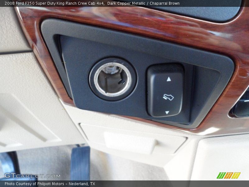 Dark Copper Metallic / Chaparral Brown 2008 Ford F350 Super Duty King Ranch Crew Cab 4x4