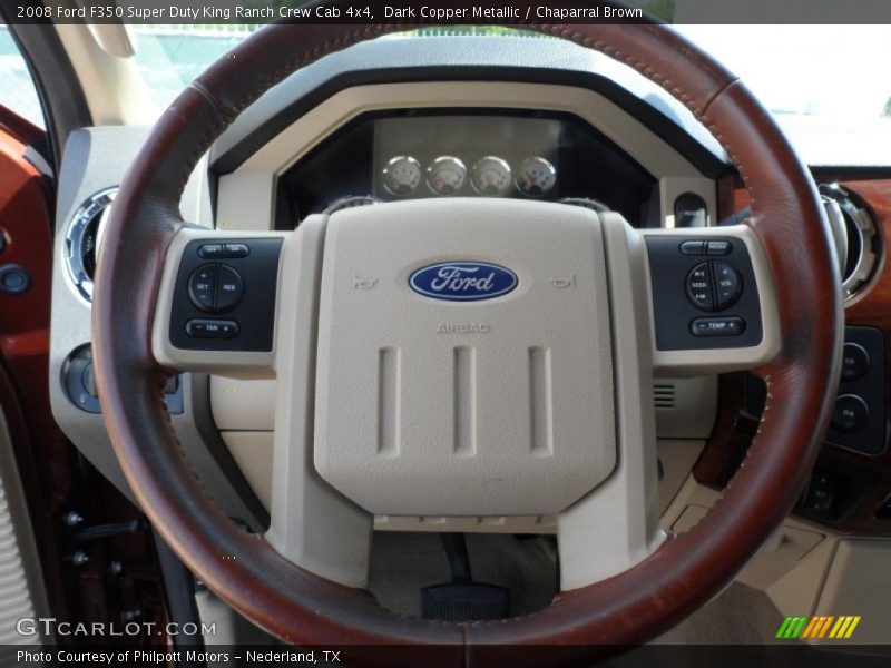  2008 F350 Super Duty King Ranch Crew Cab 4x4 Steering Wheel