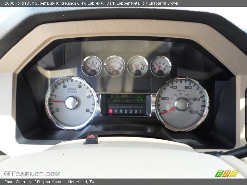  2008 F350 Super Duty King Ranch Crew Cab 4x4 King Ranch Crew Cab 4x4 Gauges