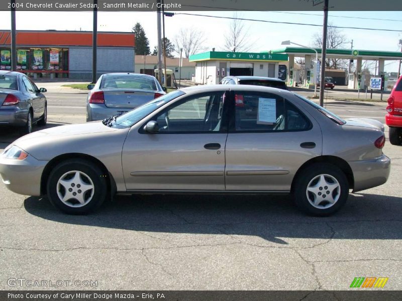 Sandrift Metallic / Graphite 2004 Chevrolet Cavalier Sedan