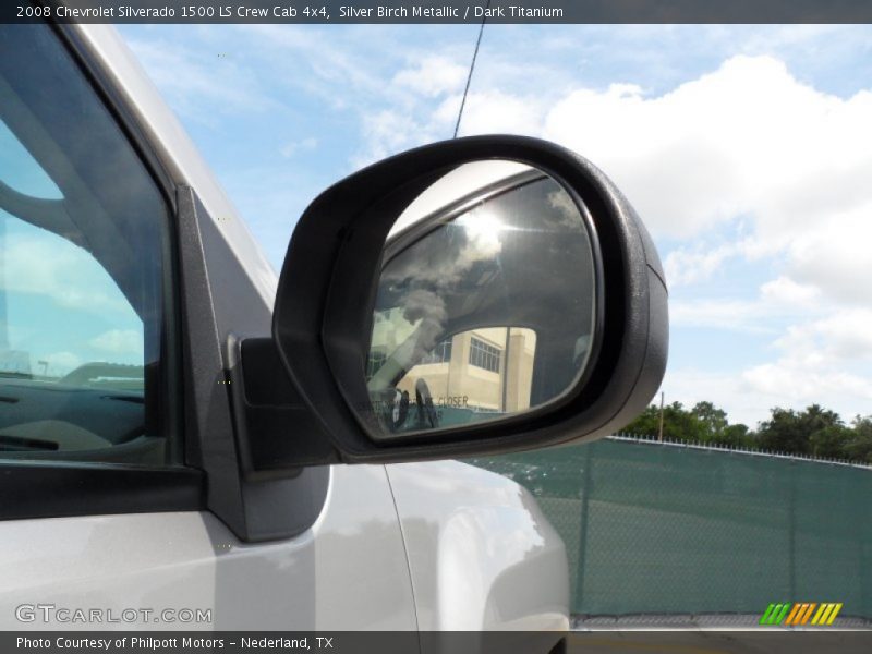 Silver Birch Metallic / Dark Titanium 2008 Chevrolet Silverado 1500 LS Crew Cab 4x4