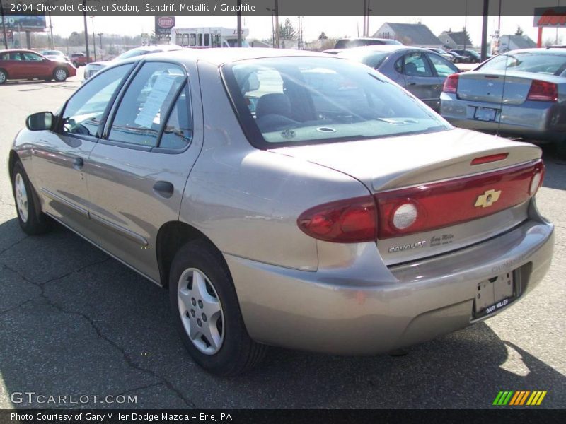 Sandrift Metallic / Graphite 2004 Chevrolet Cavalier Sedan