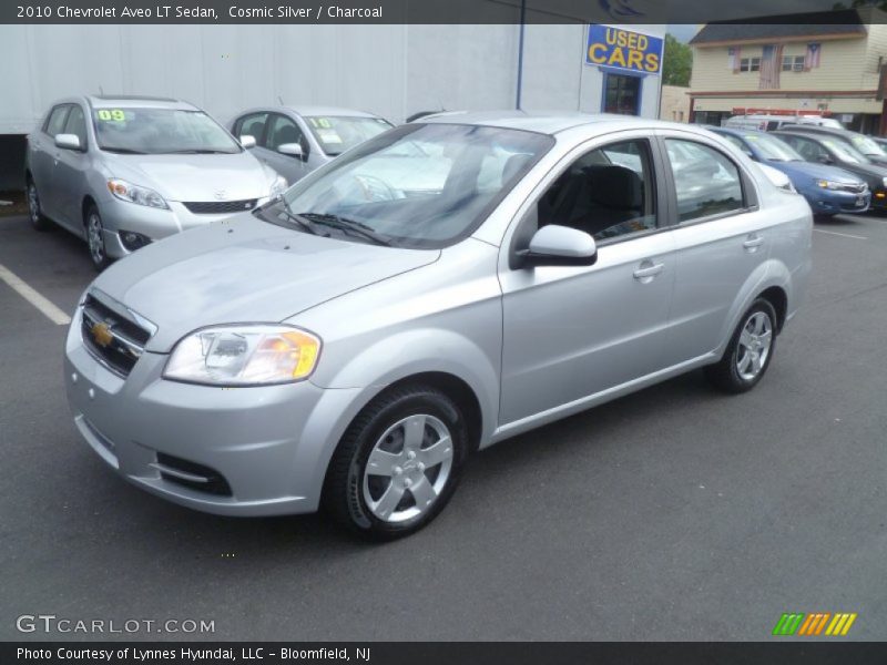 Cosmic Silver / Charcoal 2010 Chevrolet Aveo LT Sedan