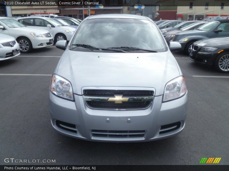 Cosmic Silver / Charcoal 2010 Chevrolet Aveo LT Sedan