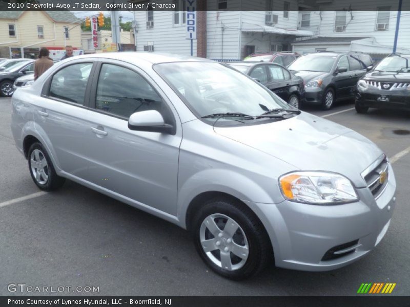 Cosmic Silver / Charcoal 2010 Chevrolet Aveo LT Sedan