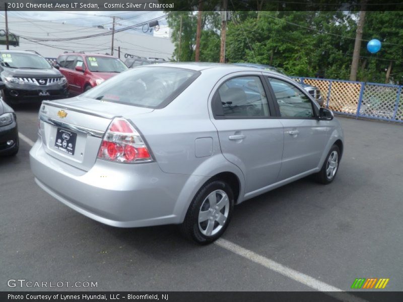 Cosmic Silver / Charcoal 2010 Chevrolet Aveo LT Sedan