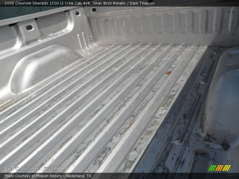 Silver Birch Metallic / Dark Titanium 2008 Chevrolet Silverado 1500 LS Crew Cab 4x4
