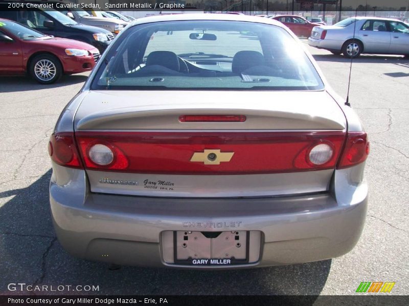 Sandrift Metallic / Graphite 2004 Chevrolet Cavalier Sedan