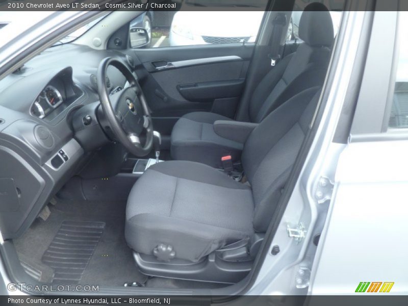 Cosmic Silver / Charcoal 2010 Chevrolet Aveo LT Sedan