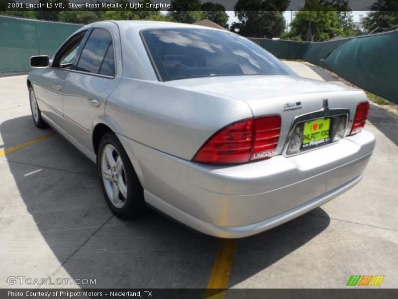 Silver Frost Metallic / Light Graphite 2001 Lincoln LS V8