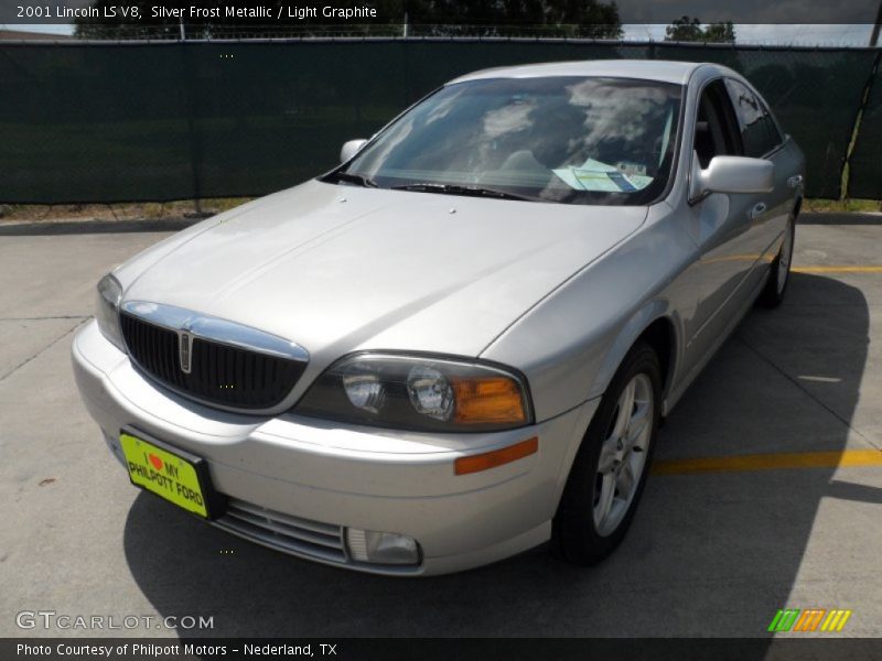 Silver Frost Metallic / Light Graphite 2001 Lincoln LS V8