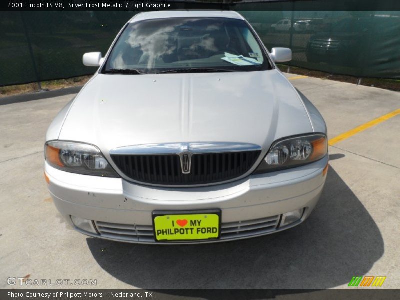 Silver Frost Metallic / Light Graphite 2001 Lincoln LS V8