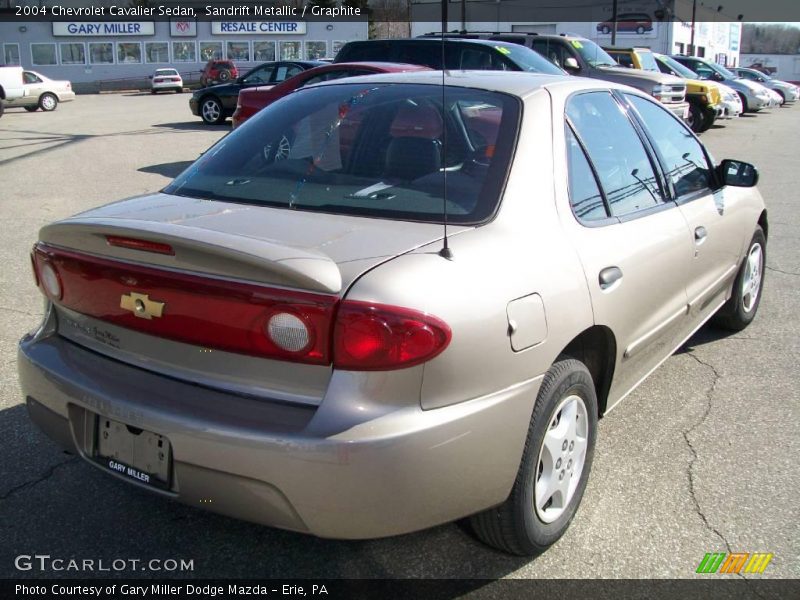 Sandrift Metallic / Graphite 2004 Chevrolet Cavalier Sedan