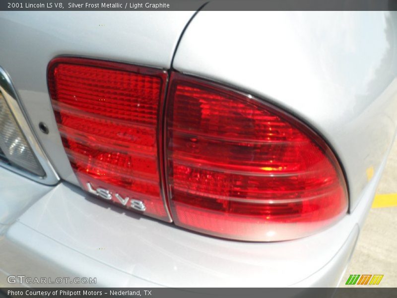 Silver Frost Metallic / Light Graphite 2001 Lincoln LS V8