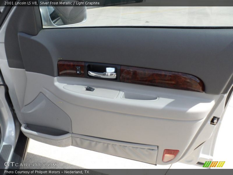Silver Frost Metallic / Light Graphite 2001 Lincoln LS V8