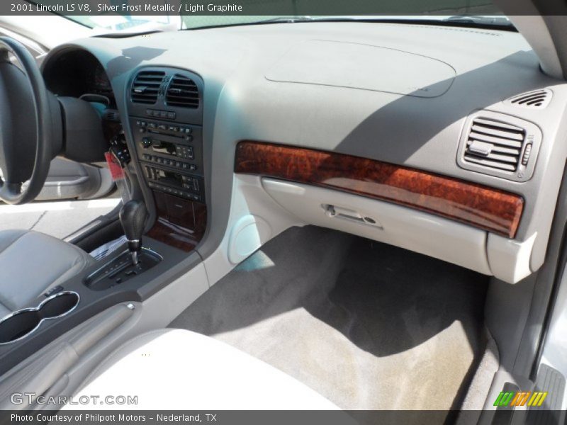 Silver Frost Metallic / Light Graphite 2001 Lincoln LS V8