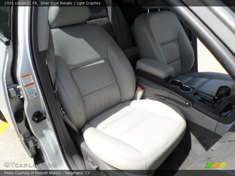 Silver Frost Metallic / Light Graphite 2001 Lincoln LS V8