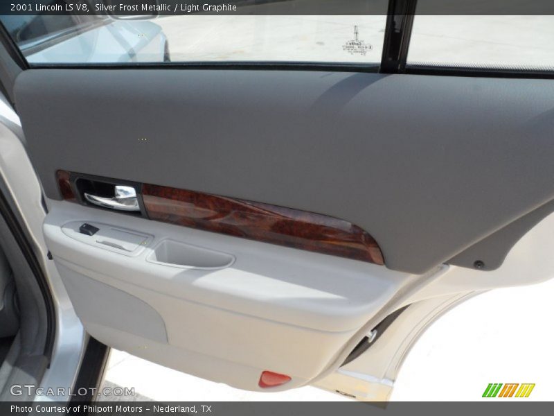 Silver Frost Metallic / Light Graphite 2001 Lincoln LS V8