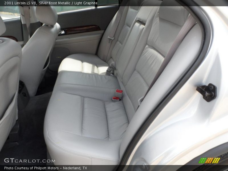 Silver Frost Metallic / Light Graphite 2001 Lincoln LS V8