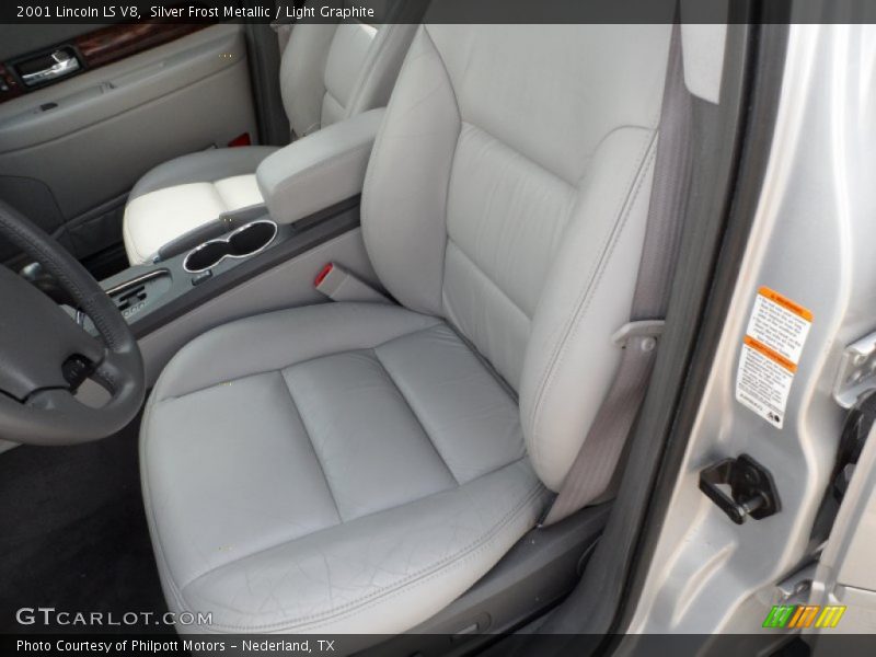 Silver Frost Metallic / Light Graphite 2001 Lincoln LS V8