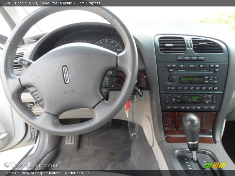 Silver Frost Metallic / Light Graphite 2001 Lincoln LS V8