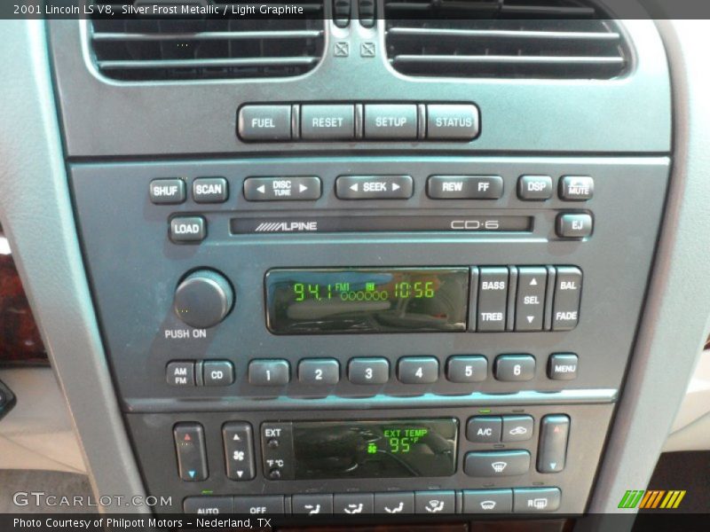 Silver Frost Metallic / Light Graphite 2001 Lincoln LS V8