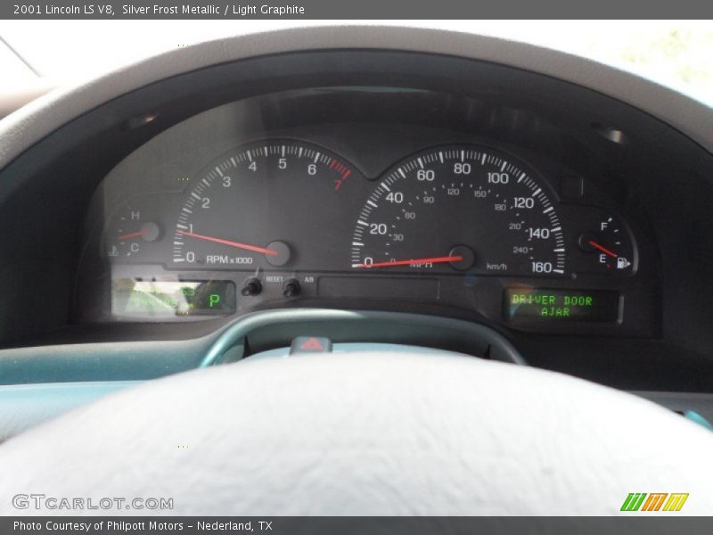 Silver Frost Metallic / Light Graphite 2001 Lincoln LS V8