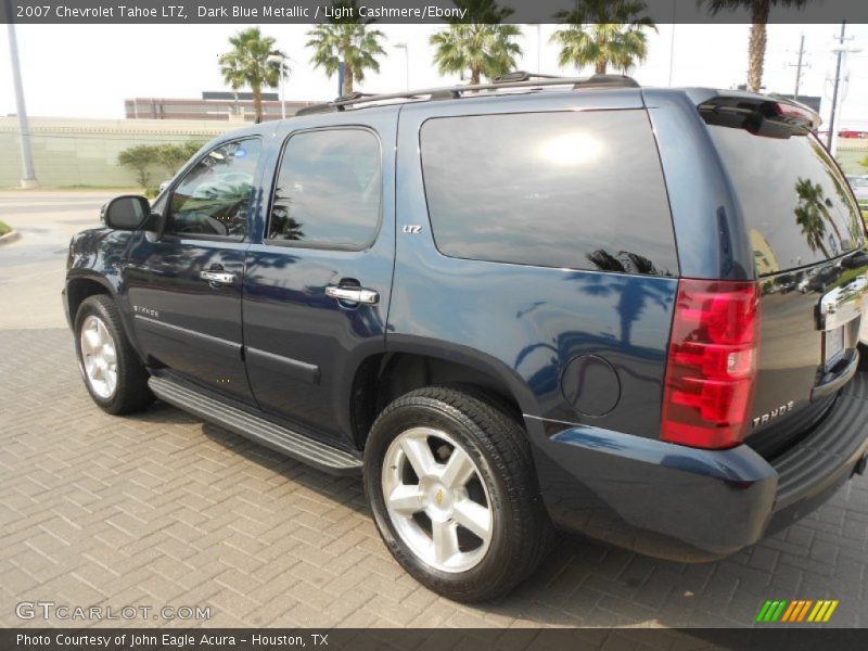 Dark Blue Metallic / Light Cashmere/Ebony 2007 Chevrolet Tahoe LTZ