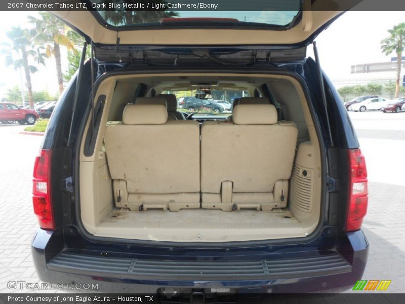 Dark Blue Metallic / Light Cashmere/Ebony 2007 Chevrolet Tahoe LTZ