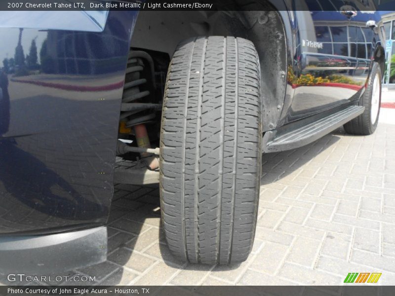 Dark Blue Metallic / Light Cashmere/Ebony 2007 Chevrolet Tahoe LTZ