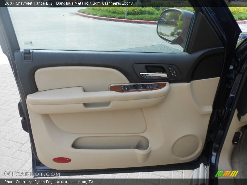 Dark Blue Metallic / Light Cashmere/Ebony 2007 Chevrolet Tahoe LTZ