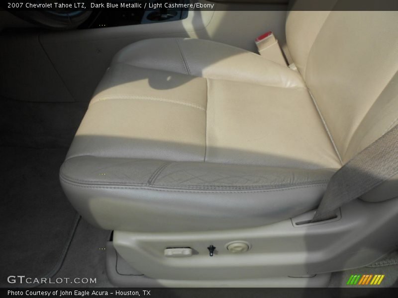 Dark Blue Metallic / Light Cashmere/Ebony 2007 Chevrolet Tahoe LTZ