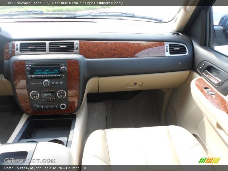 Dark Blue Metallic / Light Cashmere/Ebony 2007 Chevrolet Tahoe LTZ