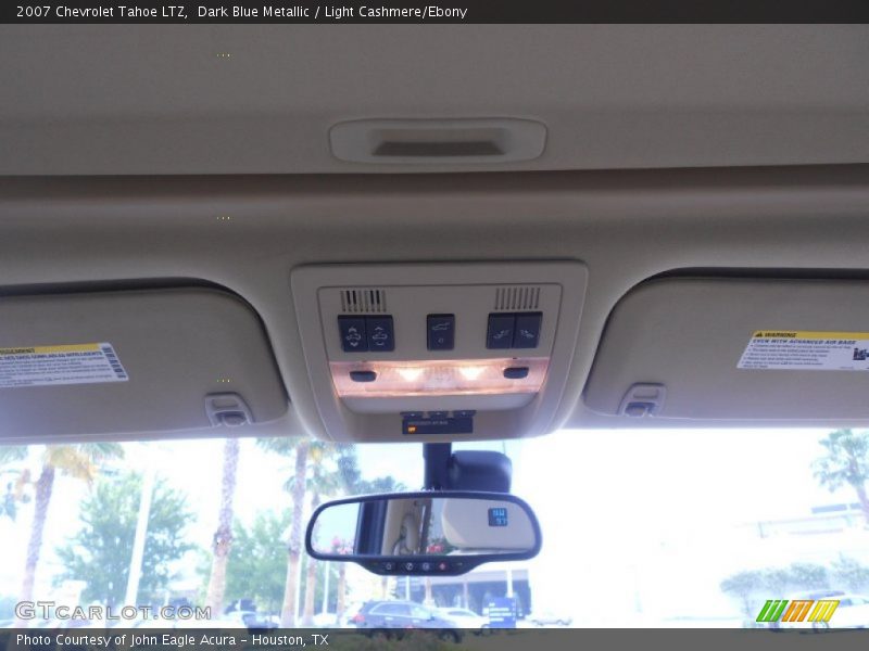Dark Blue Metallic / Light Cashmere/Ebony 2007 Chevrolet Tahoe LTZ