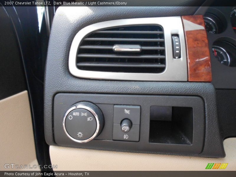 Dark Blue Metallic / Light Cashmere/Ebony 2007 Chevrolet Tahoe LTZ