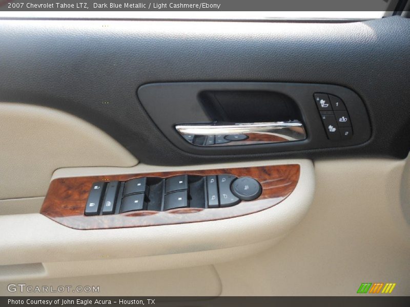 Dark Blue Metallic / Light Cashmere/Ebony 2007 Chevrolet Tahoe LTZ