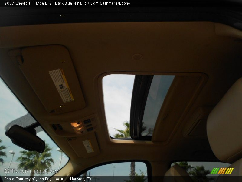 Dark Blue Metallic / Light Cashmere/Ebony 2007 Chevrolet Tahoe LTZ