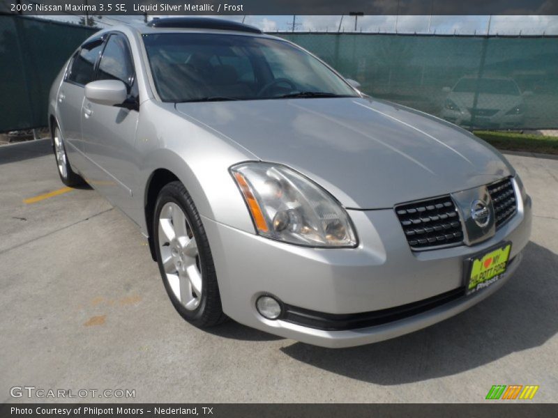 Liquid Silver Metallic / Frost 2006 Nissan Maxima 3.5 SE