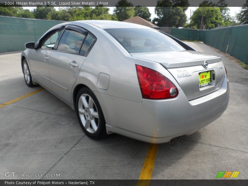 Liquid Silver Metallic / Frost 2006 Nissan Maxima 3.5 SE