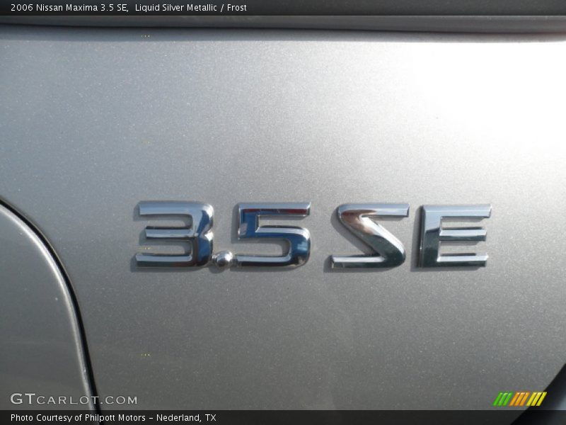 Liquid Silver Metallic / Frost 2006 Nissan Maxima 3.5 SE